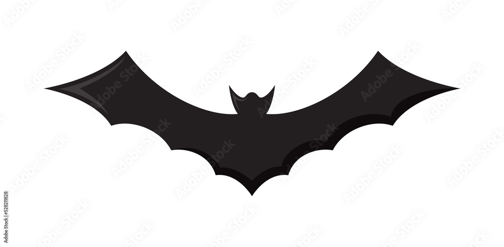 Bat isolated on white background Bat isolated on white background