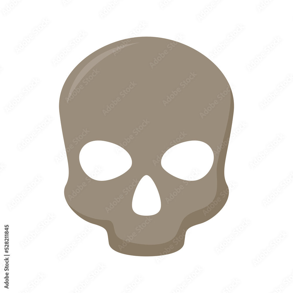 Skull isolated on white background Skull isolated on white background