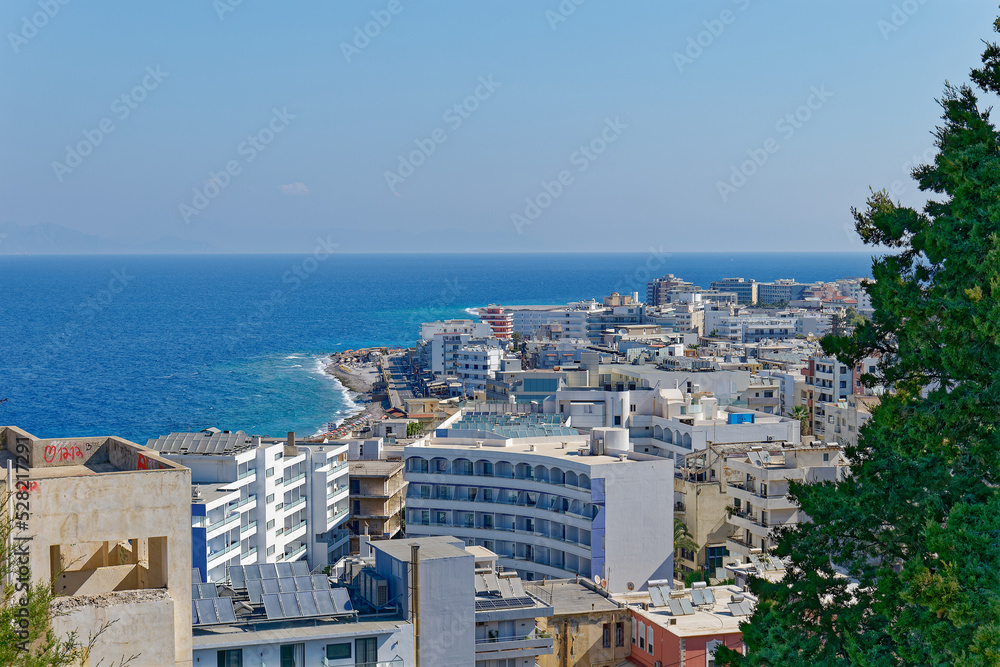 Obraz premium view from the top of the city