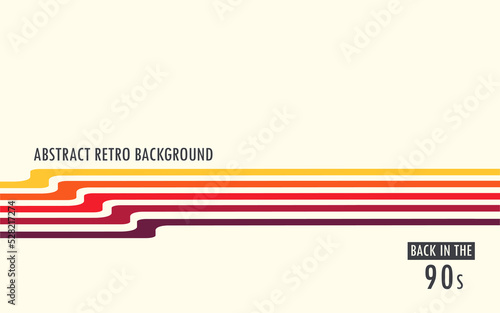 Abstract retro background back in the 90s