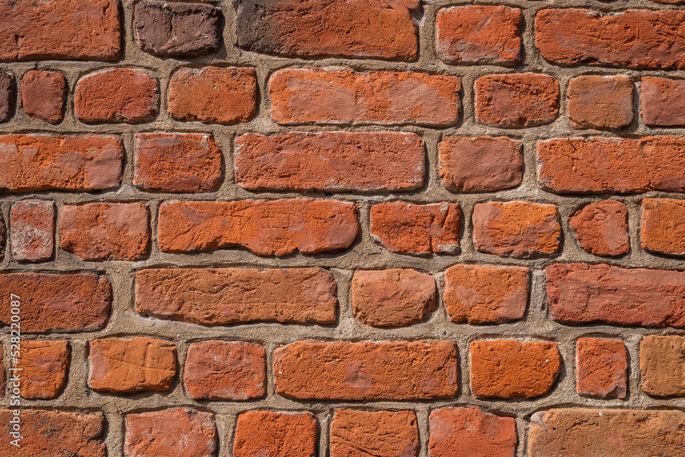 Obraz premium facade texture red background brickwork