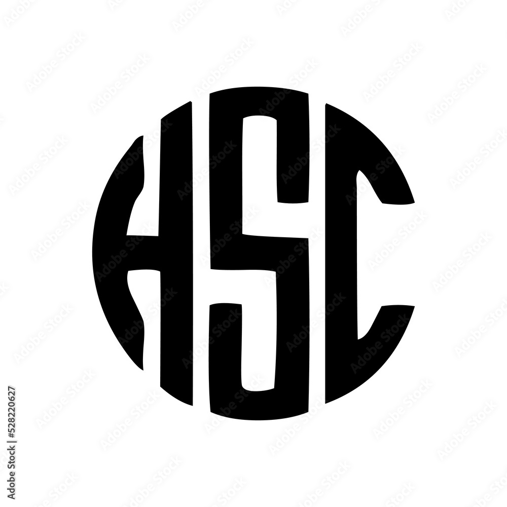 HSC letter design B&W HSC letter design B&W