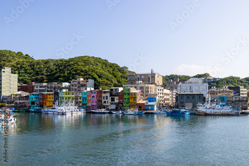 Zhengbin Keelung harbor bay in Taiwan © leungchopan