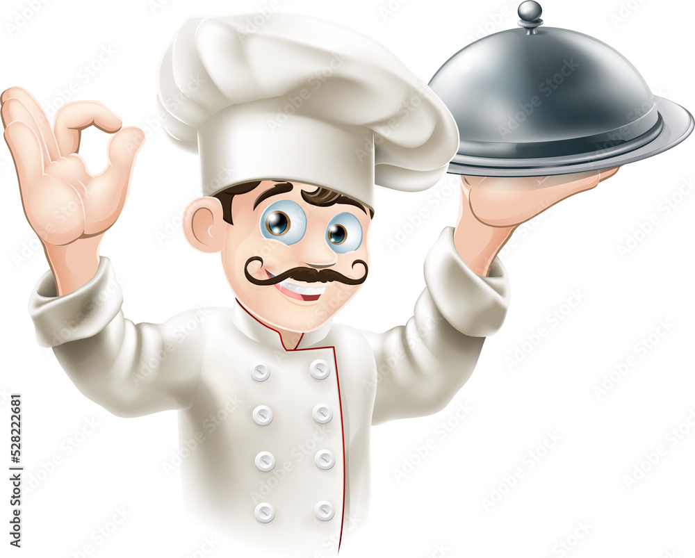 Gourmet chef illustration Gourmet chef illustration