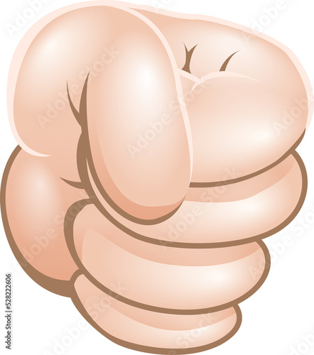 Cartoon fist illustration
