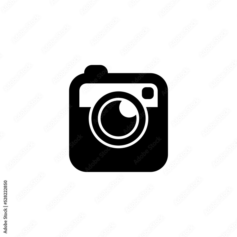 Photo Camera icon sign isolated on white background