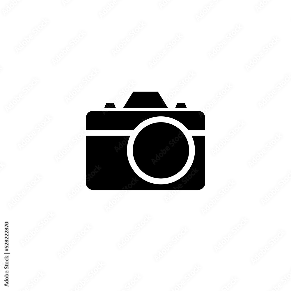 Photo Camera icon sign isolated on white background Photo Camera icon sign isolated on white background