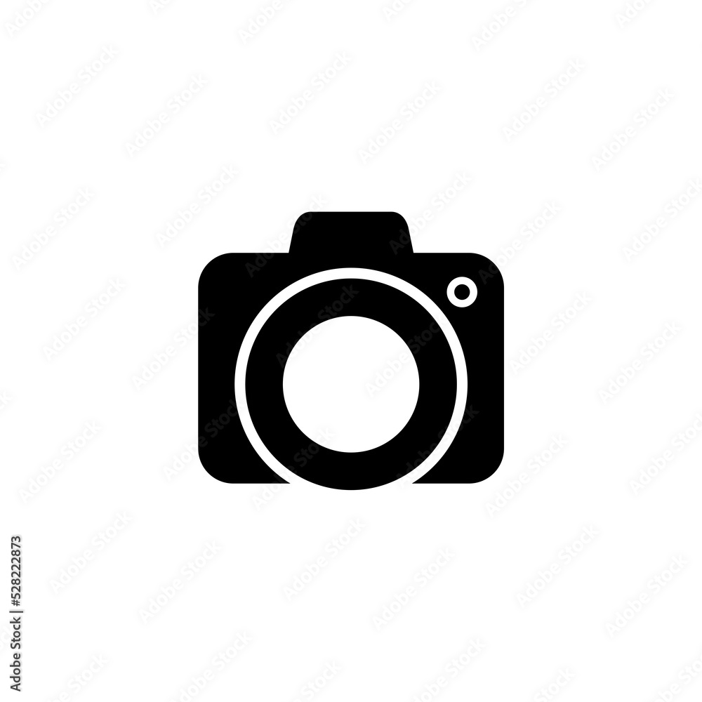 Photo Camera icon sign isolated on white background Photo Camera icon sign isolated on white background