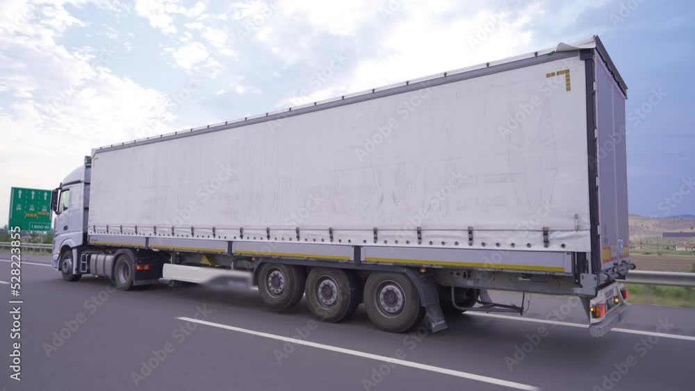 A truck on the highway. Logistics.
The transport truck is driving on the highway.
A truck on the highway. Logistics.
The transport truck is driving on the highway.
