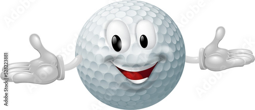 Golf Ball Mascot