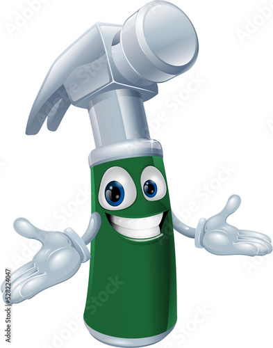 Hammer cartoon mascot