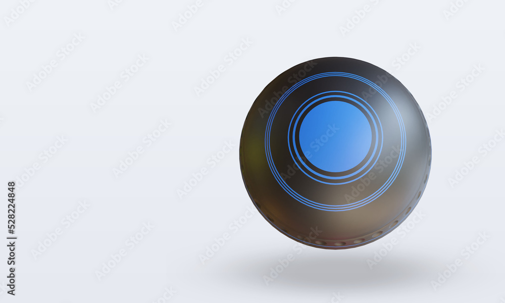 3d Sport Ball Lawn Bowls rendering top view 3d Sport Ball Lawn Bowls rendering top view