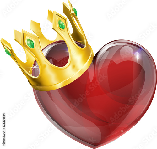 King of hearts concept