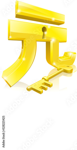 Yuan key lock concept