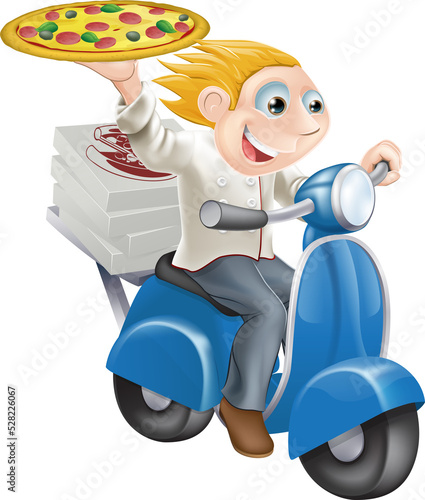 Fast food pizza delivery