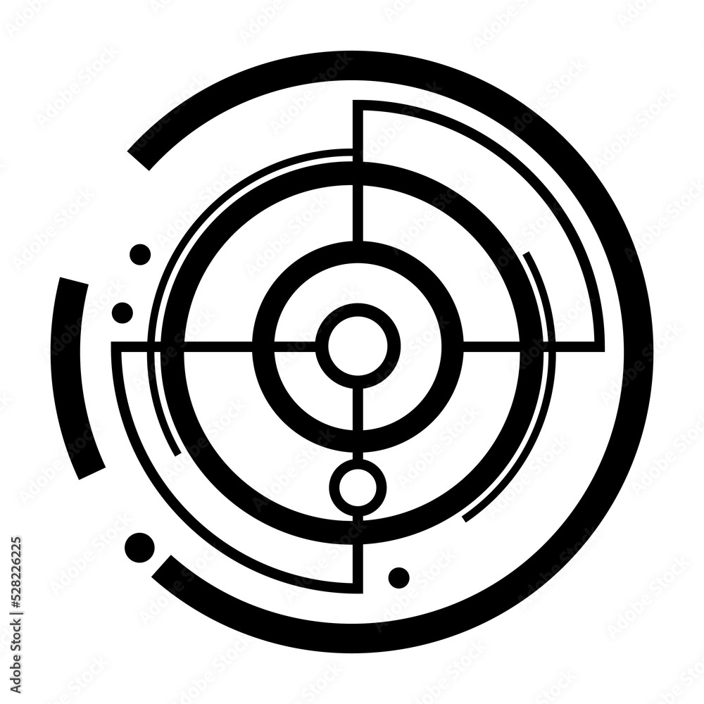 modern target for HUD interface illustration design styles. creative target formed in a futuristic or cyber style suitable for digital gaming. circles target isolated on white. modern target for HUD interface illustration design styles. creative target formed in a futuristic or cyber style suitable for digital gaming. circles target isolated on white.