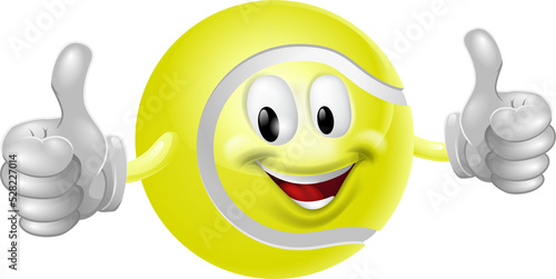 Tennis Ball Mascot