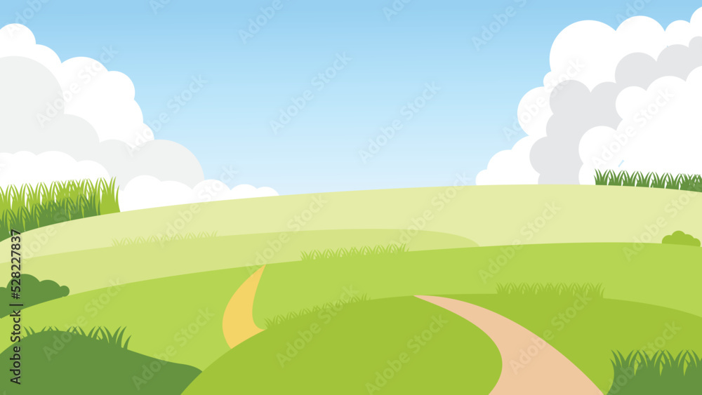 landscape with trees and clouds landscape with trees and clouds