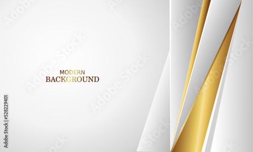 white luxury premium background and gold line.