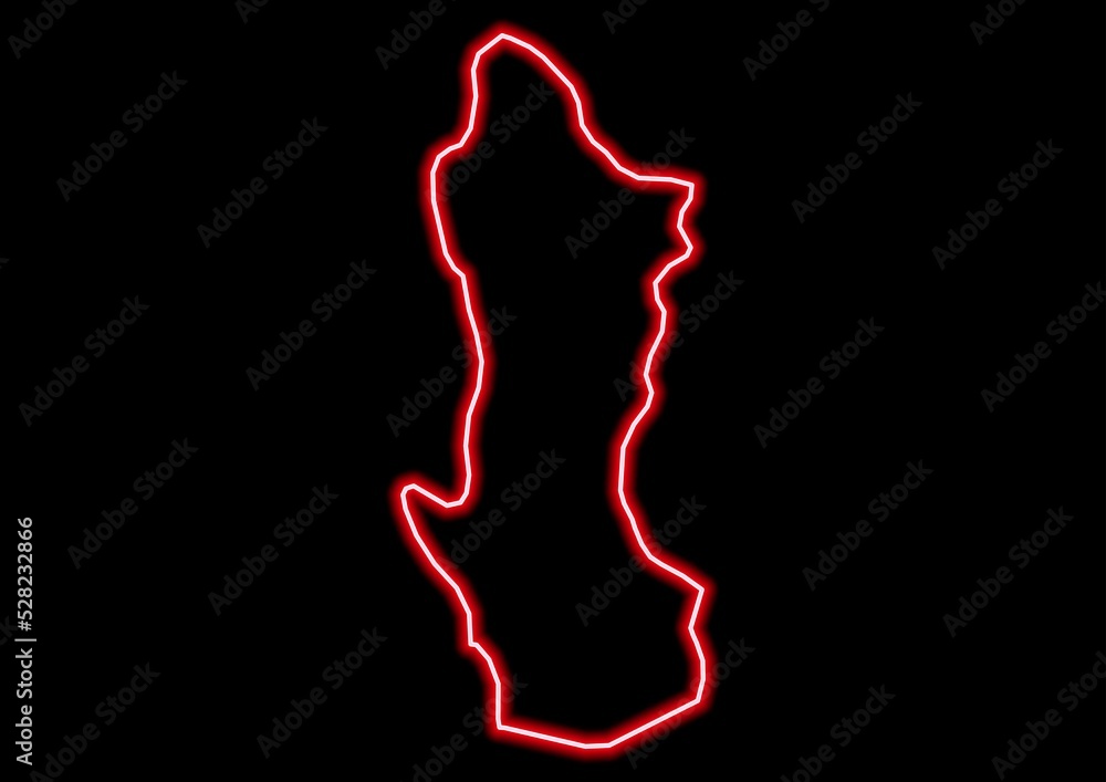 Red glowing neon map of Namentenga Burkina Faso on black background. Red glowing neon map of Namentenga Burkina Faso on black background.