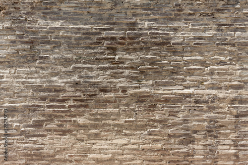 Uneven surface of a brick wall  Bukhara  Uzbekistan