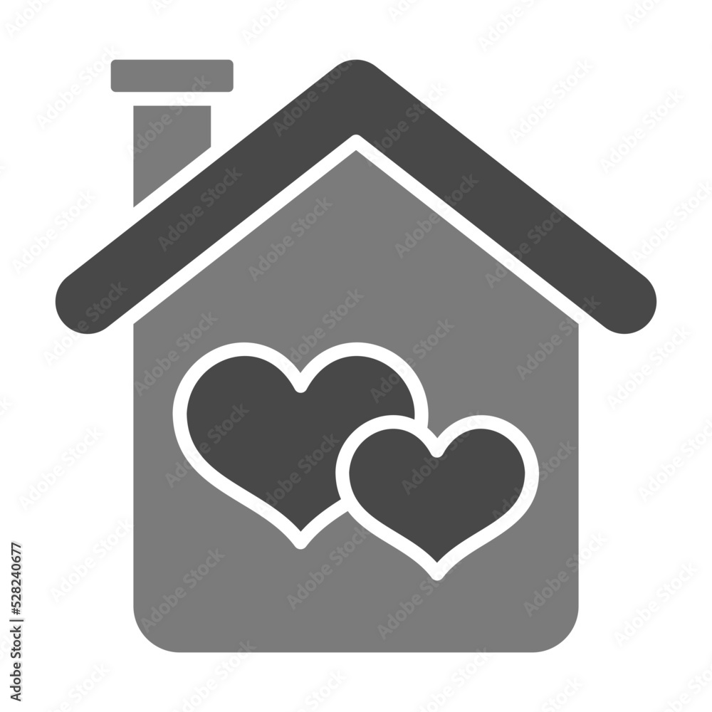House Greyscale Glyph Icon House Greyscale Glyph Icon