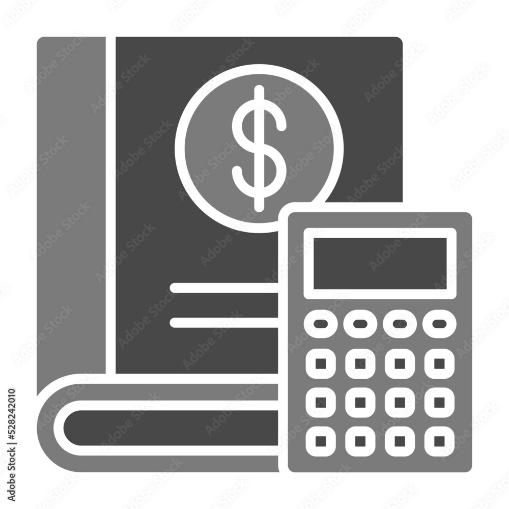 Ledger Greyscale Glyph Icon Ledger Greyscale Glyph Icon