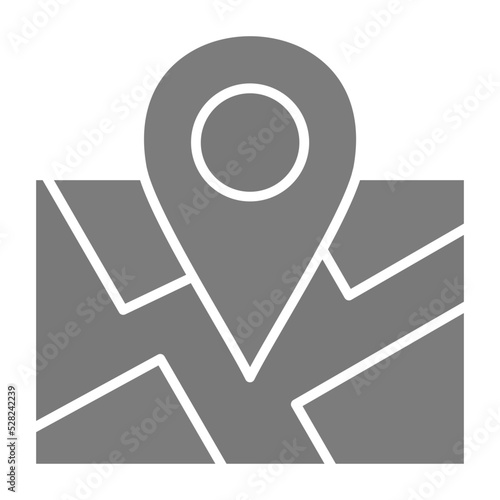 Pointer Greyscale Glyph Icon