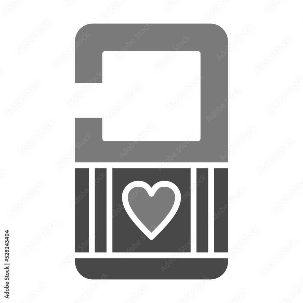 Door Knob Sign Greyscale Glyph Icon Door Knob Sign Greyscale Glyph Icon