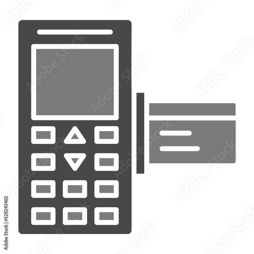 Post Terminal Greyscale Glyph Icon