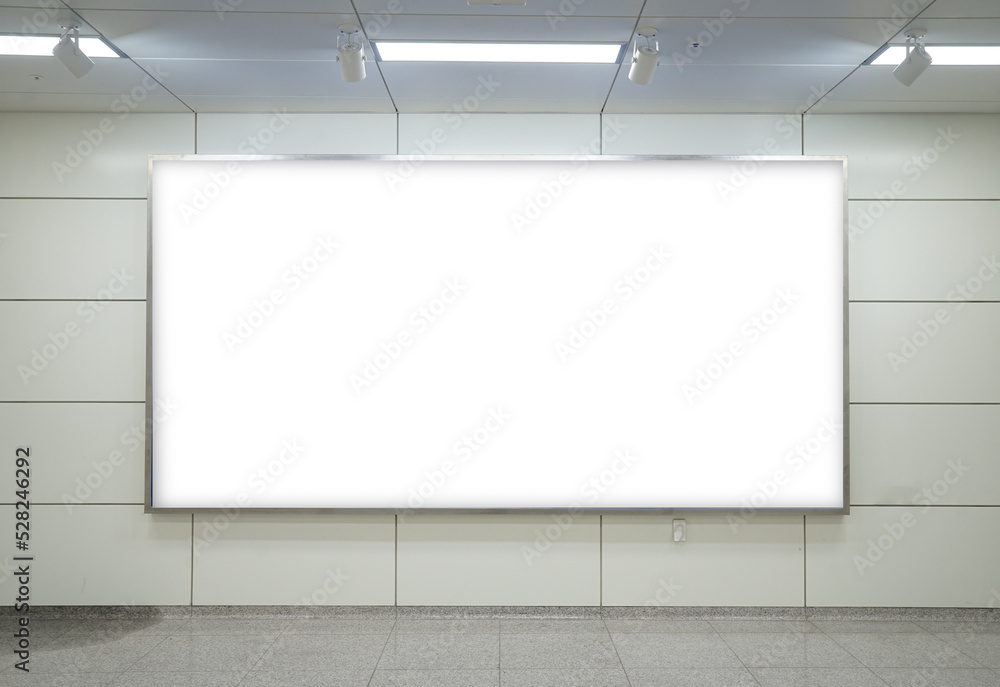 Subway Scenery and Advertising Mockup Subway Scenery and Advertising Mockup