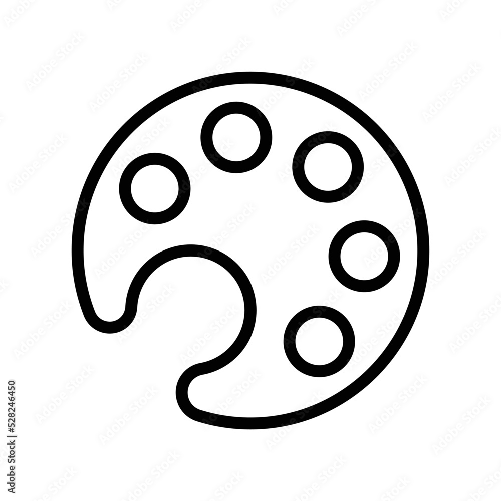 Obraz premium Color palette icon