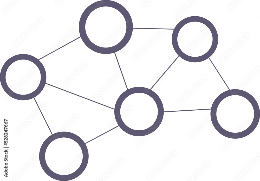 circle connected lines circle connected lines