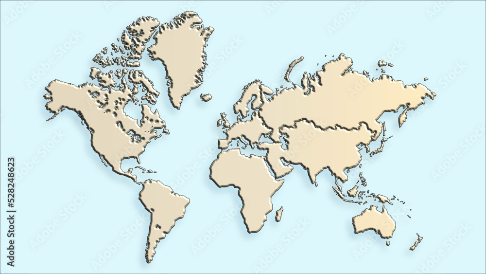 Fototapeta premium map of the world