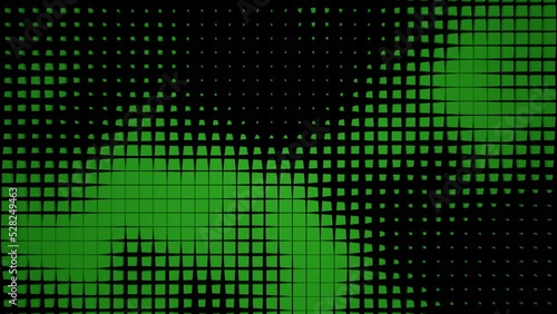 abstract green background with squares
