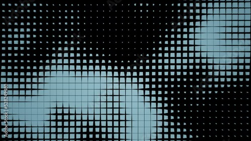 abstract cyan background with squares