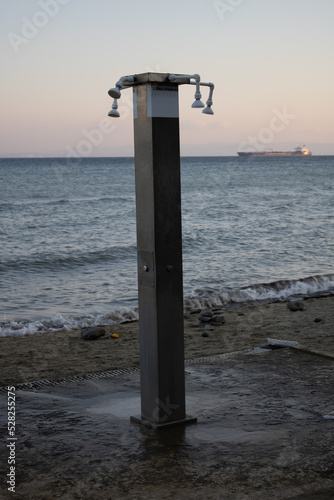 Public shower on the beach