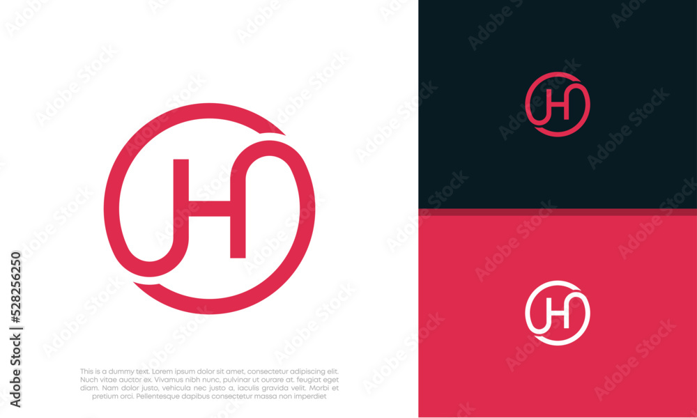 Initials H logo design. Initial Letter Logo. Innovative high tech logo template. Initials H logo design. Initial Letter Logo. Innovative high tech logo template.
