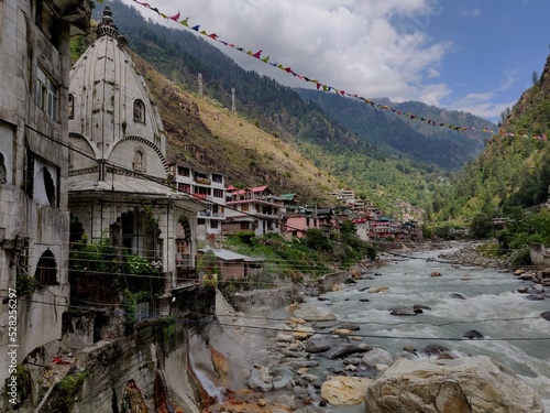 26th May 2022 Gurudwara Sahib Gurudwara with hot springs in Manikaran, Himachal Pradesh photo