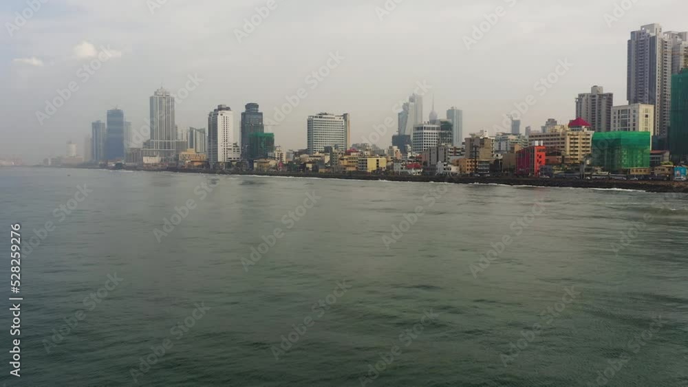 Top view of urban infrastructure of the city of Colombo, Sri Lanka. Top view of urban infrastructure of the city of Colombo, Sri Lanka.