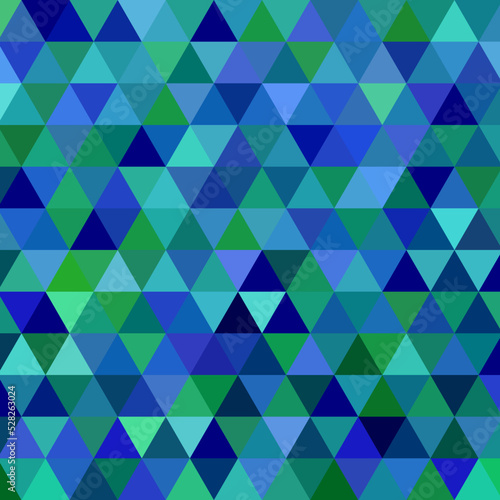 abstract vector geometric triangle background - blue and violet