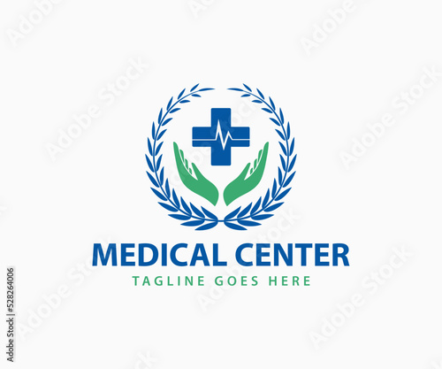 Medical Center Logo Template. Health Center Logo