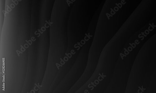 Abstract black gray colors gradient with wave lines pattern texture background.