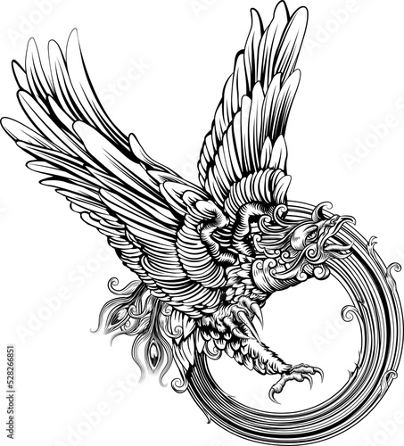 Phoenix bird or eagle