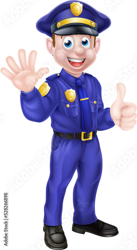 Cartoon Policeman