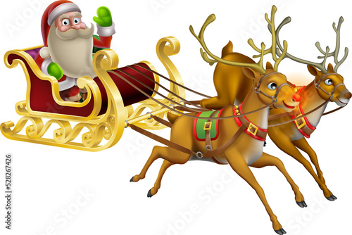 Santa Claus Christmas Sleigh