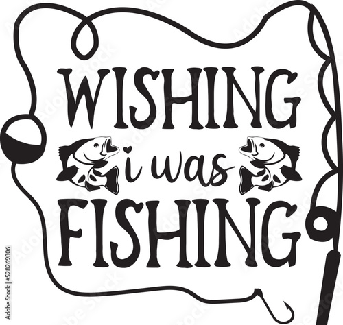 Fishing svg design cut files