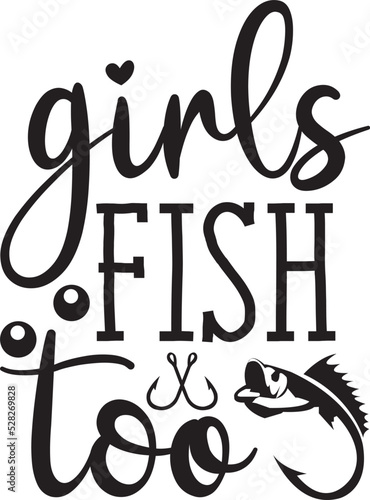 Fishing svg design cut files