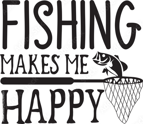Fishing svg design cut files