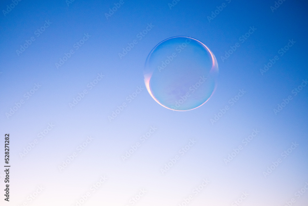 soap bubbles on blue sky soap bubbles on blue sky